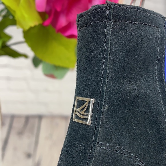 SPERRY TOP-SIDER BLACK/Blue Ankle Boots - Picture 7 of 17